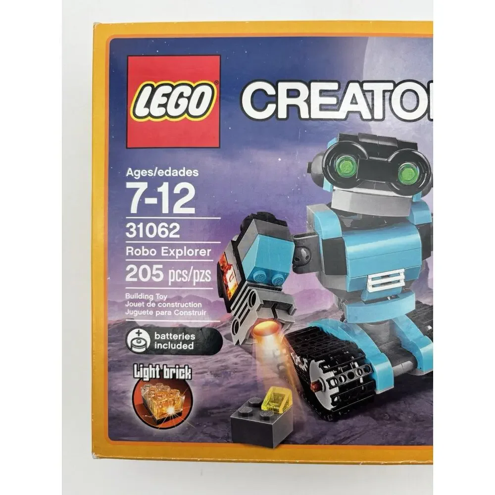 New In Box Retired LEGO Creator 31062 - 3 in 1 Robo Explorer New Sealed